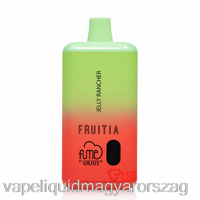 Fruitia X Fume 8000 Eldobható Zselés Rancher Vape E Cigi